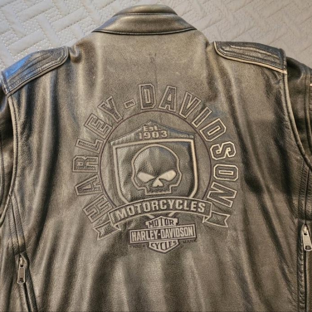Men's Harley-Davidson leather jacket